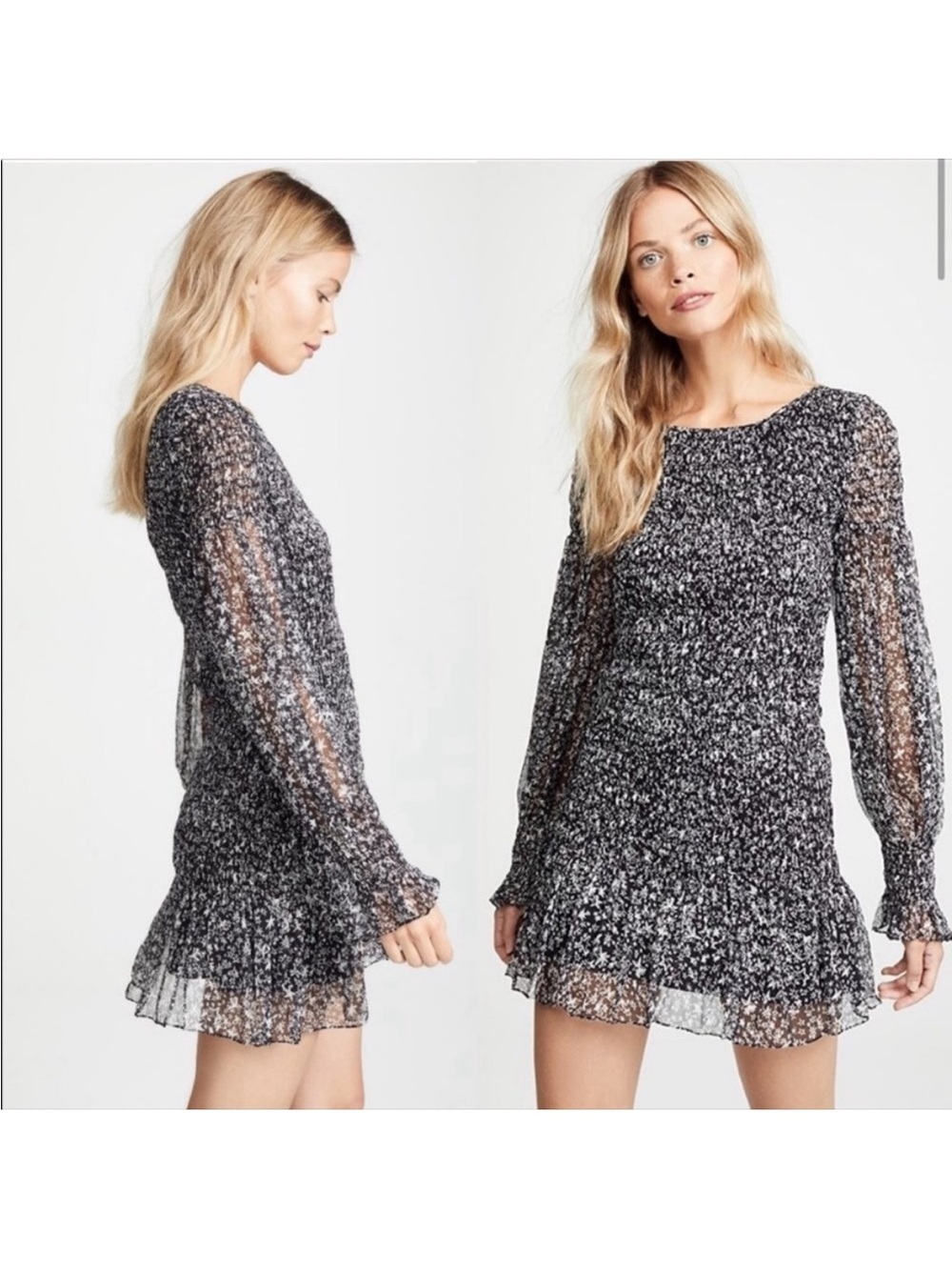 LoveShackFancy Scarlett Mini
Dress Stars Size L